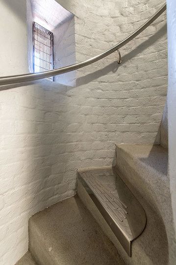 Campanile Restoration project 231 809 staircase and m step jpg